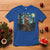Christmas Bigfoot Starry Night T Shirt Sasquatch Santa Hat Sasquatch Van Gogh Sky Painting Art - Wonder Print Shop