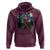 Christmas Bigfoot Starry Night Hoodie Sasquatch Santa Hat Sasquatch Van Gogh Sky Painting Art