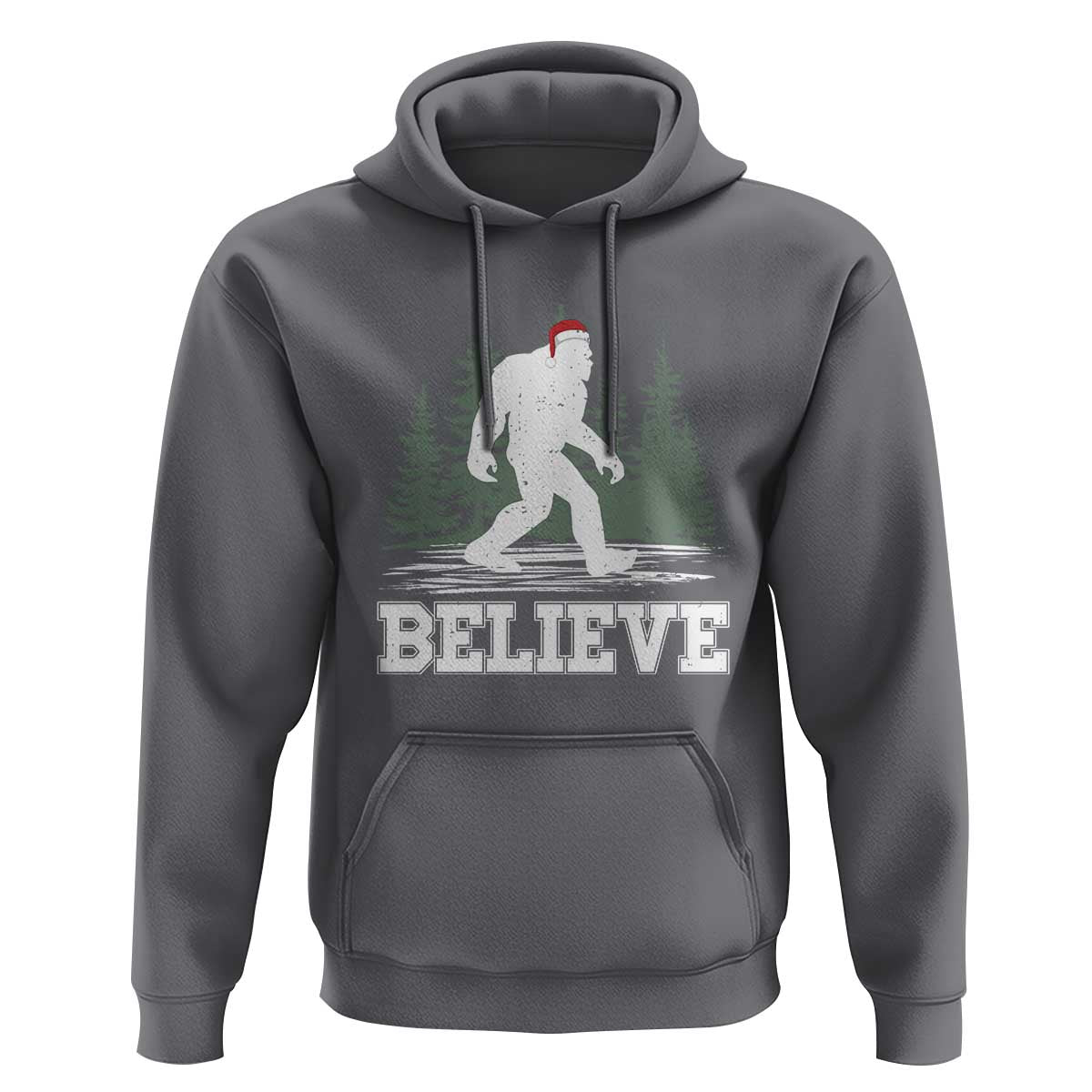 Bigfoot Christmas Hoodie Funny Sasquatch Believe Lovers Gifts