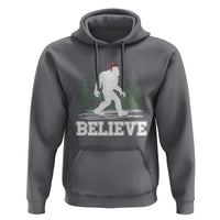 Bigfoot Christmas Hoodie Funny Sasquatch Believe Lovers Gifts