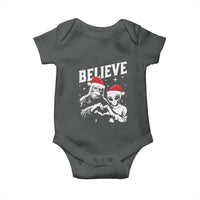 Alien And Bigfoot Christmas Baby Onesie