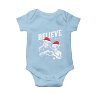 Alien And Bigfoot Christmas Baby Onesie