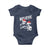 Alien And Bigfoot Christmas Baby Onesie
