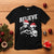Alien And Bigfoot Christmas T Shirt - Wonder Print Shop
