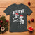Alien And Bigfoot Christmas T Shirt - Wonder Print Shop