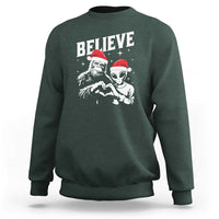 Alien And Bigfoot Christmas Sweatshirt - Wonder Print Shop