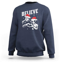 Alien And Bigfoot Christmas Sweatshirt - Wonder Print Shop