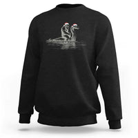 Bigfoot Christmas Sweatshirt Funny Hilarious Loch Ness Monster Really Sasquatch Lovers - Wonder Print Shop