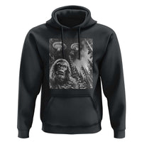 Funny Graphic Bigfoot Selfie with UFOs Weird Hoodie Funny Graphic Bigfoot Selfie with UFOs Weird