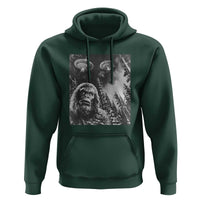Funny Graphic Bigfoot Selfie with UFOs Weird Hoodie Funny Graphic Bigfoot Selfie with UFOs Weird