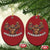 Bigfoot Xmas Christmas Ornament Winter Yeti Sasquatch Loves Xmas Tree Lights - Wonder Print Shop