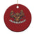 Bigfoot Xmas Christmas Ornament Winter Yeti Sasquatch Loves Xmas Tree Lights - Wonder Print Shop
