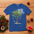 Hawaiian Christmas T Shirt Deck The Palms Christmas Palm Tree Beach Family Vacation - Wonder Print Shop