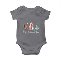 Funny Oh Christmas Tree Cakes Baby Onesie