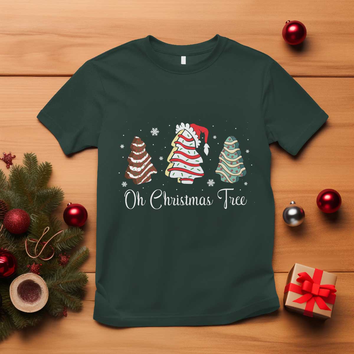 Oh Christmas Tree Cakes T Shirt - Wonder Print Shop