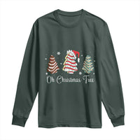 Funny Oh Christmas Tree Cakes Long Sleeve Shirt