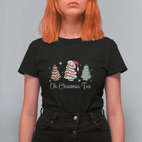 Oh Christmas Tree Cakes T Shirt For Women - Wonder Print Shop