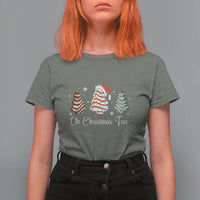 Oh Christmas Tree Cakes T Shirt For Women - Wonder Print Shop