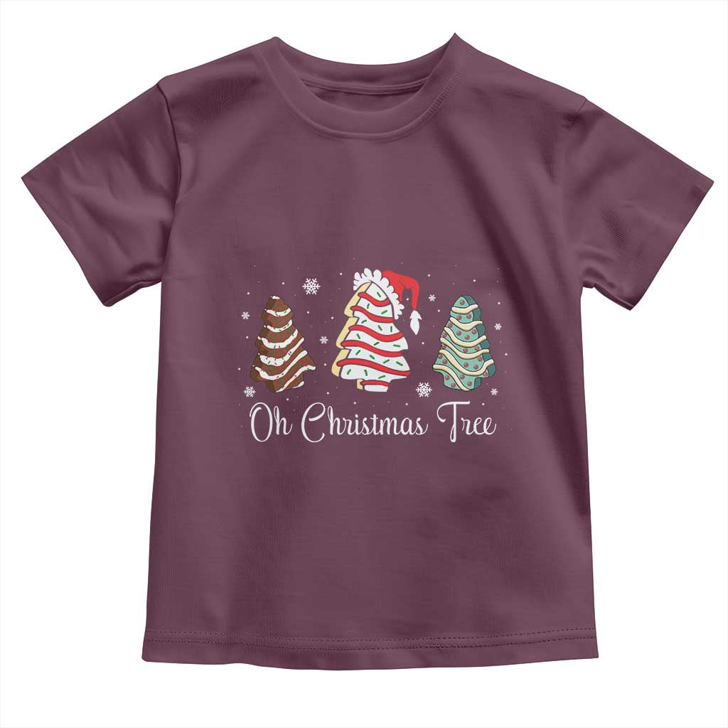 Funny Oh Christmas Tree Cakes Toddler T Shirt