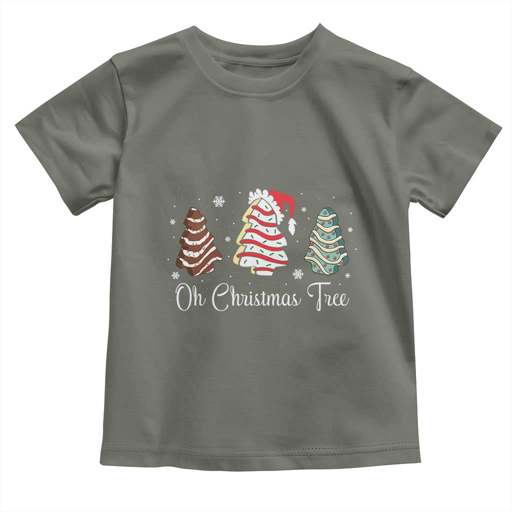 Funny Oh Christmas Tree Cakes Toddler T Shirt
