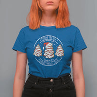 Farm Fresh Christmas Tree T Shirt For Women Tree Cake Holiday Baking Crew - Wonder Print Shop