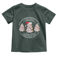 Farm Fresh Christmas Tree Toddler T Shirt Tree Cake Holiday Baking Crew