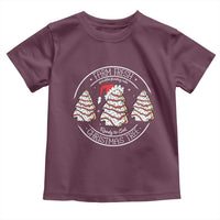 Farm Fresh Christmas Tree Toddler T Shirt Tree Cake Holiday Baking Crew