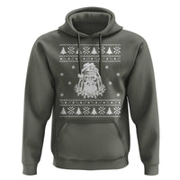 Bigfoot Santa Claus Hoodie Funny Ugly Xmas Sasquatch Lovers