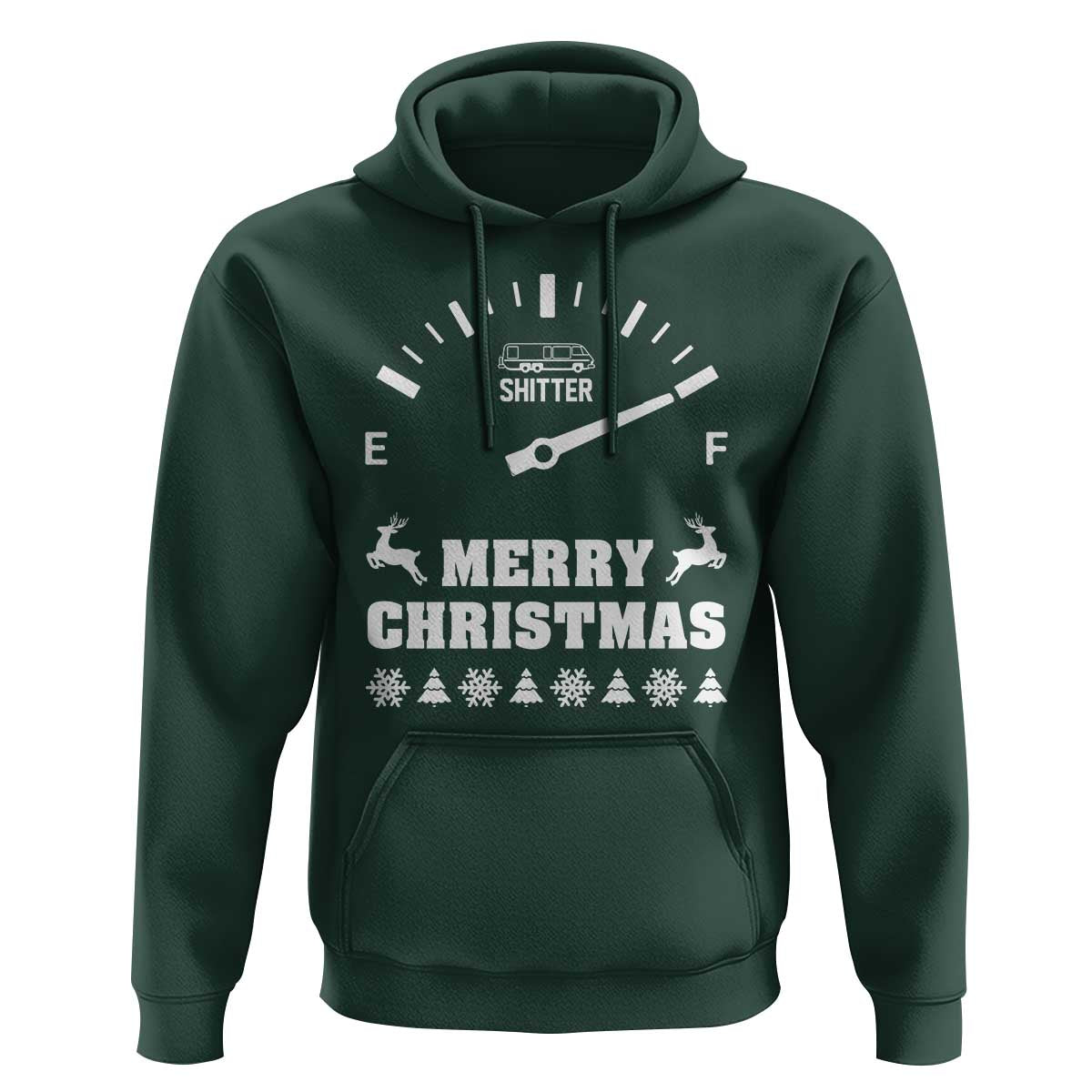 Merry Christmas Shitter's Full Hoodie Funny Ugly Christmas Sweater