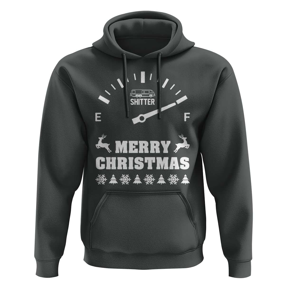 Merry Christmas Shitter's Full Hoodie Funny Ugly Christmas Sweater