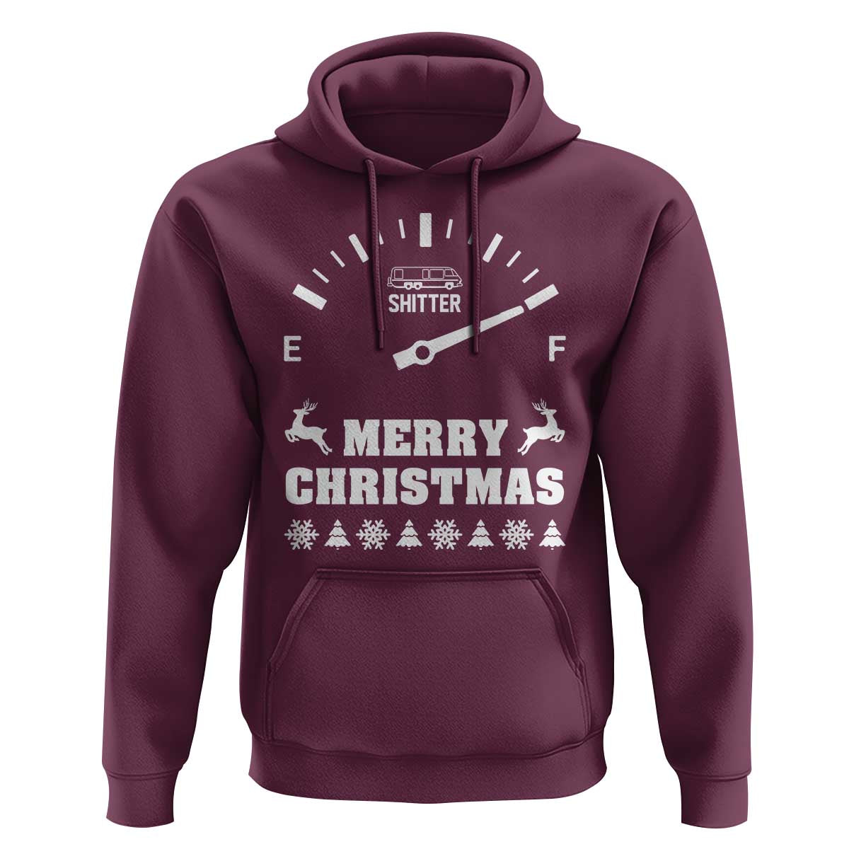 Merry Christmas Shitter's Full Hoodie Funny Ugly Christmas Sweater