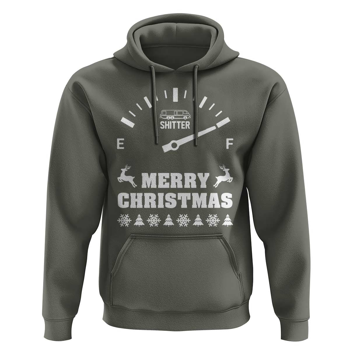 Merry Christmas Shitter's Full Hoodie Funny Ugly Christmas Sweater