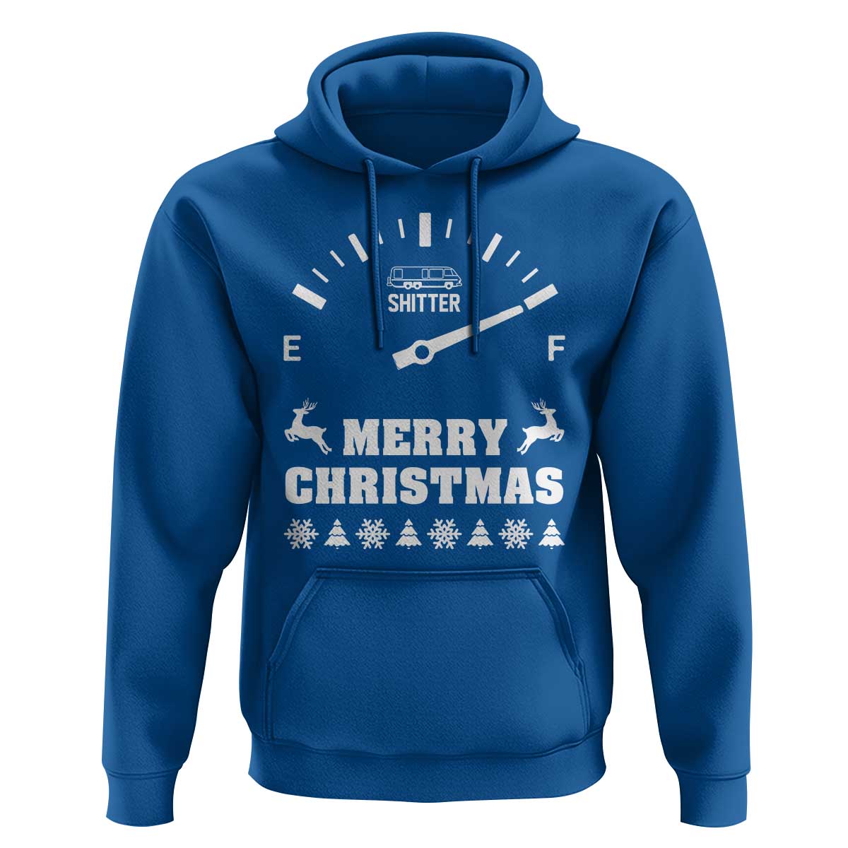 Merry Christmas Shitter's Full Hoodie Funny Ugly Christmas Sweater