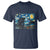 Godzilla Versus Moo Deng T Shirt Vintage Van Gogh Starry Night - Wonder Print Shop