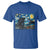 Godzilla Versus Moo Deng T Shirt Vintage Van Gogh Starry Night - Wonder Print Shop