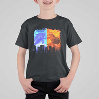 Godzilla Versus Moo Deng T Shirt For Kid - Wonder Print Shop