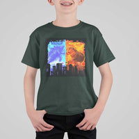 Godzilla Versus Moo Deng T Shirt For Kid - Wonder Print Shop