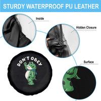 Portland Frog Spare Tire Cover Don't Obey Inflatable Costume Protest - Wonder Print Shop