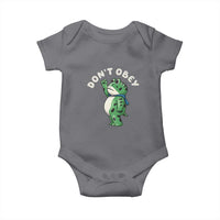Portland Frog Baby Onesie Don't Obey Inflatable Costume Protest - Wonder Print Shop