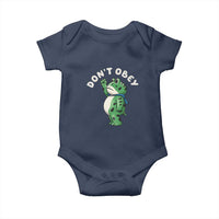 Portland Frog Baby Onesie Don't Obey Inflatable Costume Protest - Wonder Print Shop
