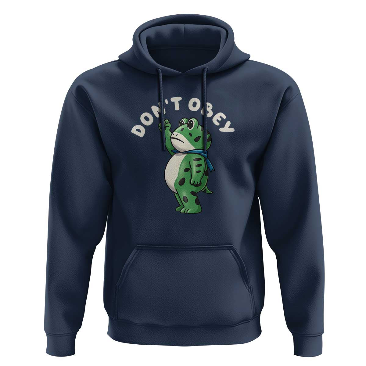 Portland Frog Hoodie Don't Obey Inflatable Costume Protest - Wonder Print Shop