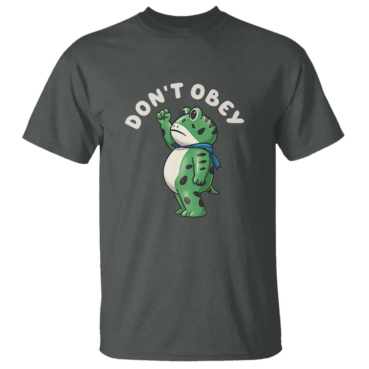 Portland Frog T Shirt Don't Obey Inflatable Costume Protest - Wonder Print Shop