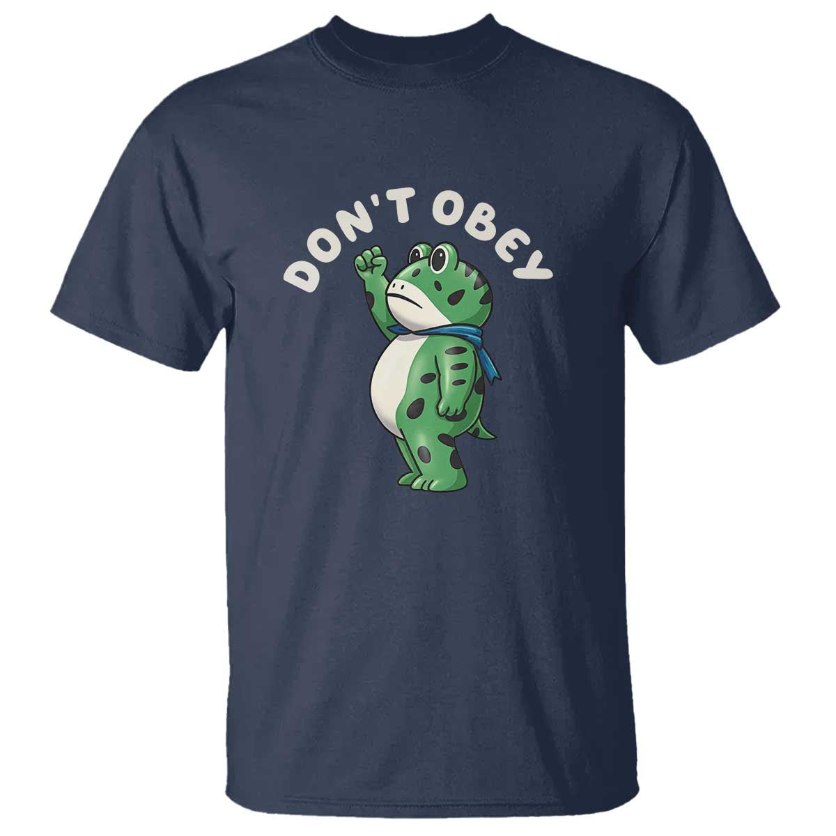 Portland Frog T Shirt Don't Obey Inflatable Costume Protest - Wonder Print Shop