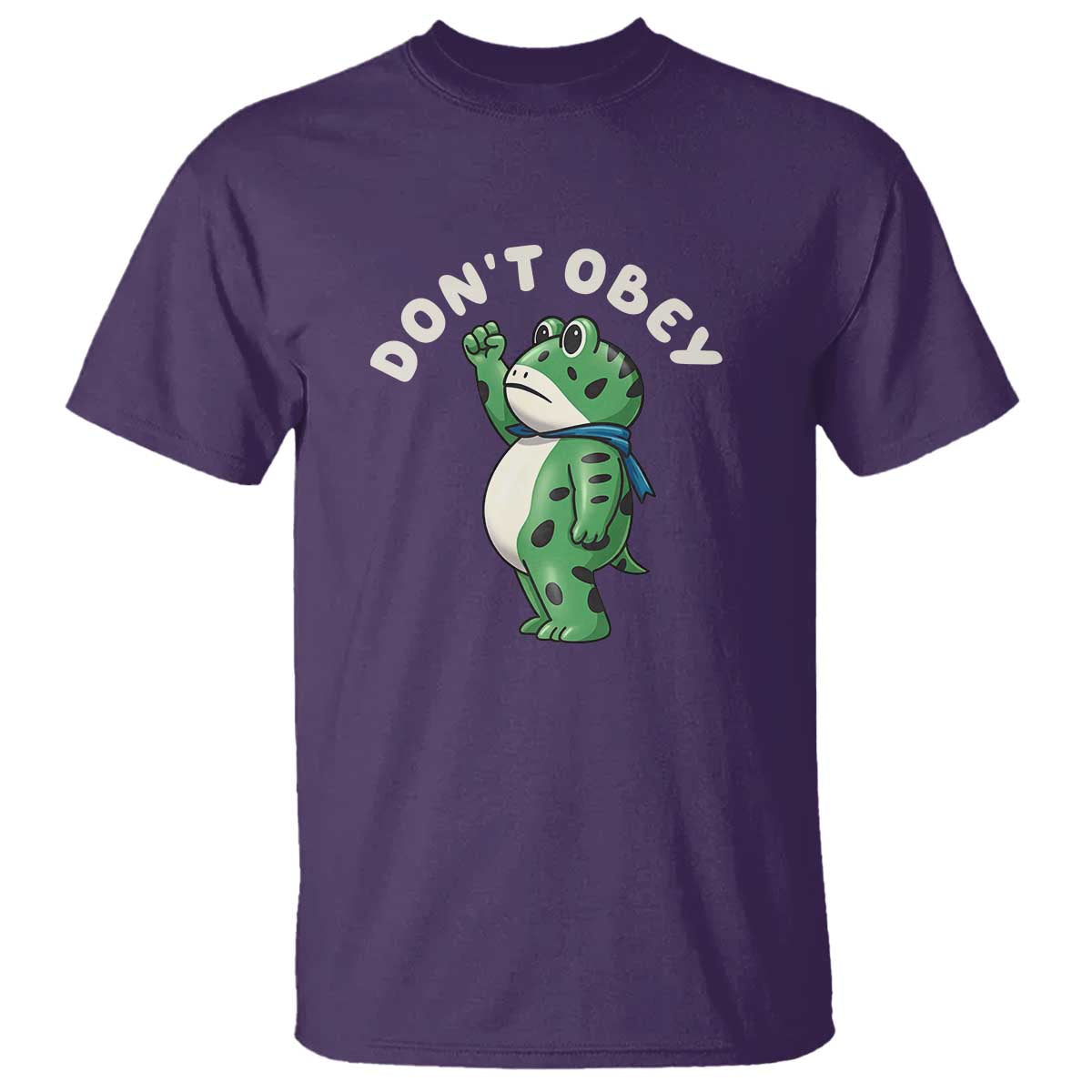 Portland Frog T Shirt Don't Obey Inflatable Costume Protest - Wonder Print Shop