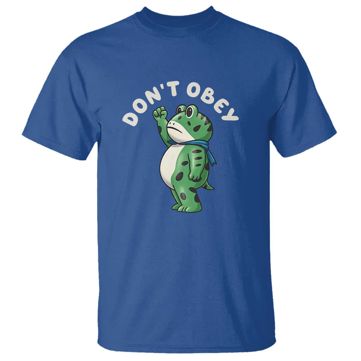 Portland Frog T Shirt Don't Obey Inflatable Costume Protest - Wonder Print Shop