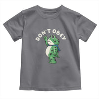 Portland Frog Toddler T Shirt Don't Obey Inflatable Costume Protest - Wonder Print Shop