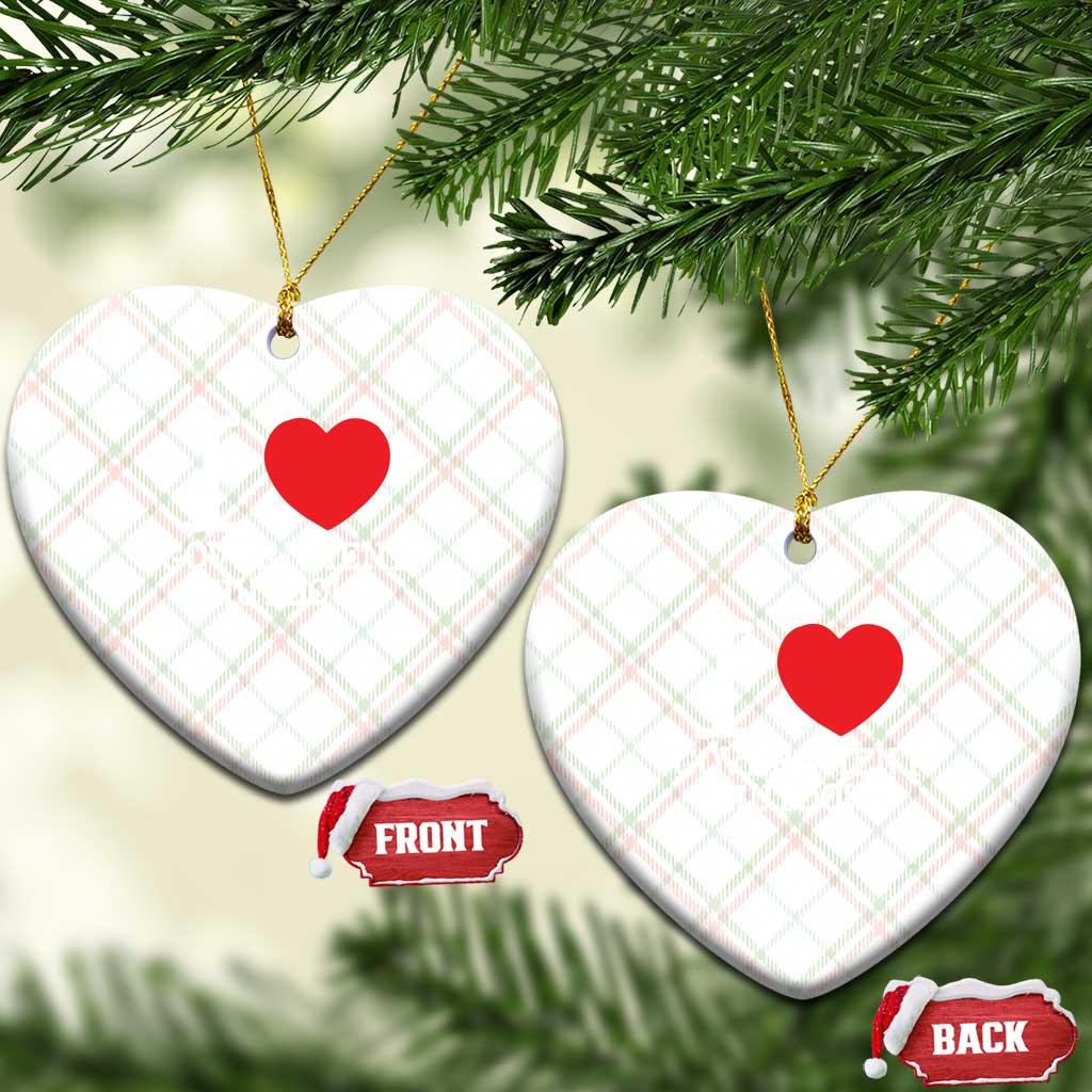 I Love Government Shutdown Ceramic Ornament Libertarian Anarchist - Wonder Print Shop