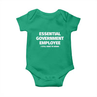 Essential Government Employee Baby Onesie Government Shutdown - Wonder Print Shop
