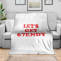 Let's Get Sendy 67 Throw Blanket Funny 6 7 Six Seven 6 7endy Meme - Wonder Print Shop