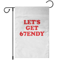 Let's Get Sendy 67 Garden Flag Funny 6 7 Six Seven 6 7endy Meme - Wonder Print Shop